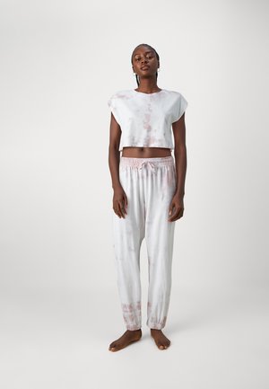 ONLTIE DYE CROP PANTS NIGHTWEAR SET - Pidžamas - cloud gray