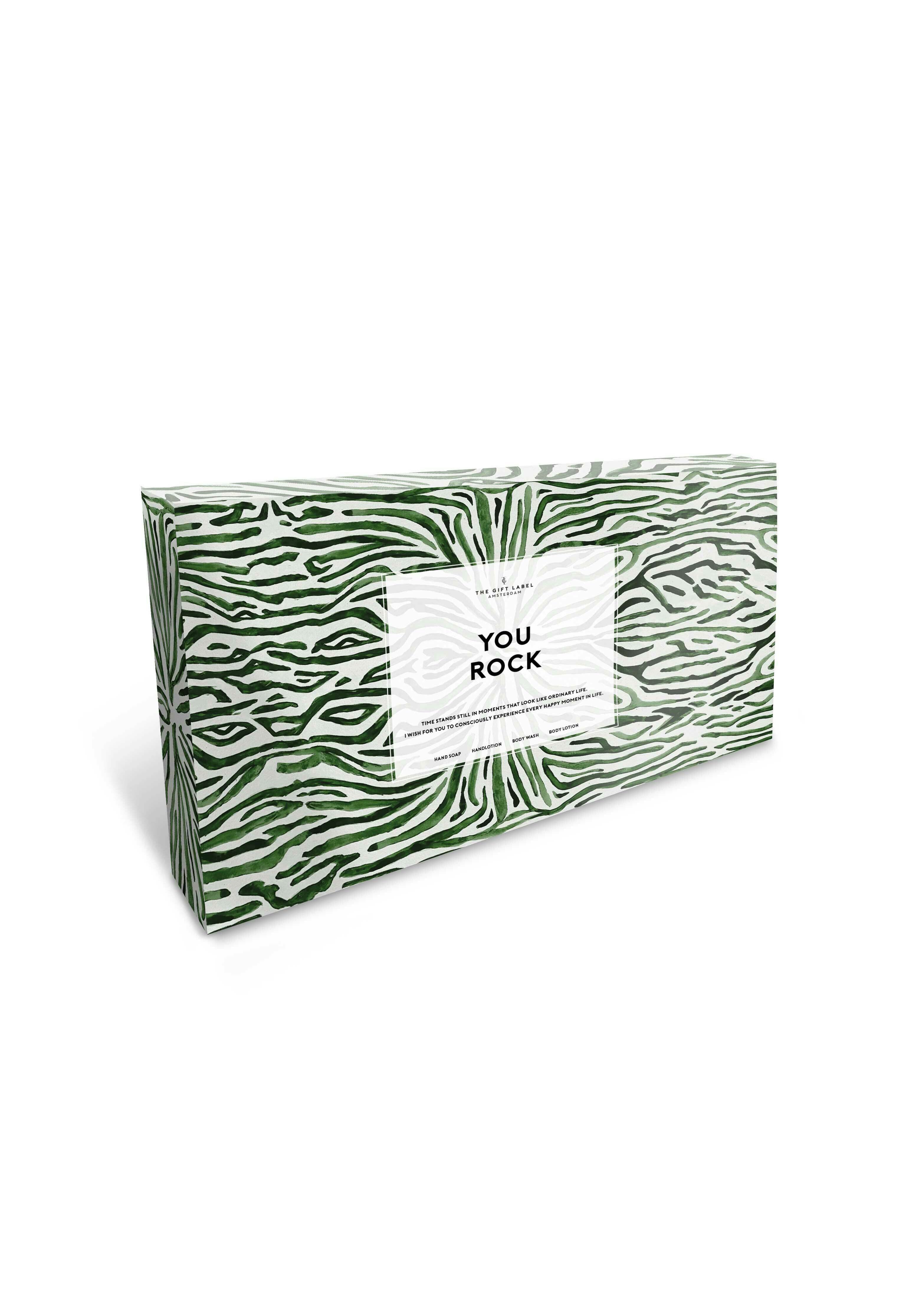 The Gift Label LUXURIOUS GIFT SET - YOU ROCK - Huidverzorgingsset - groen -  Zalando.nl