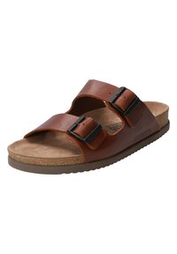 Mephisto Mules - chestnut
