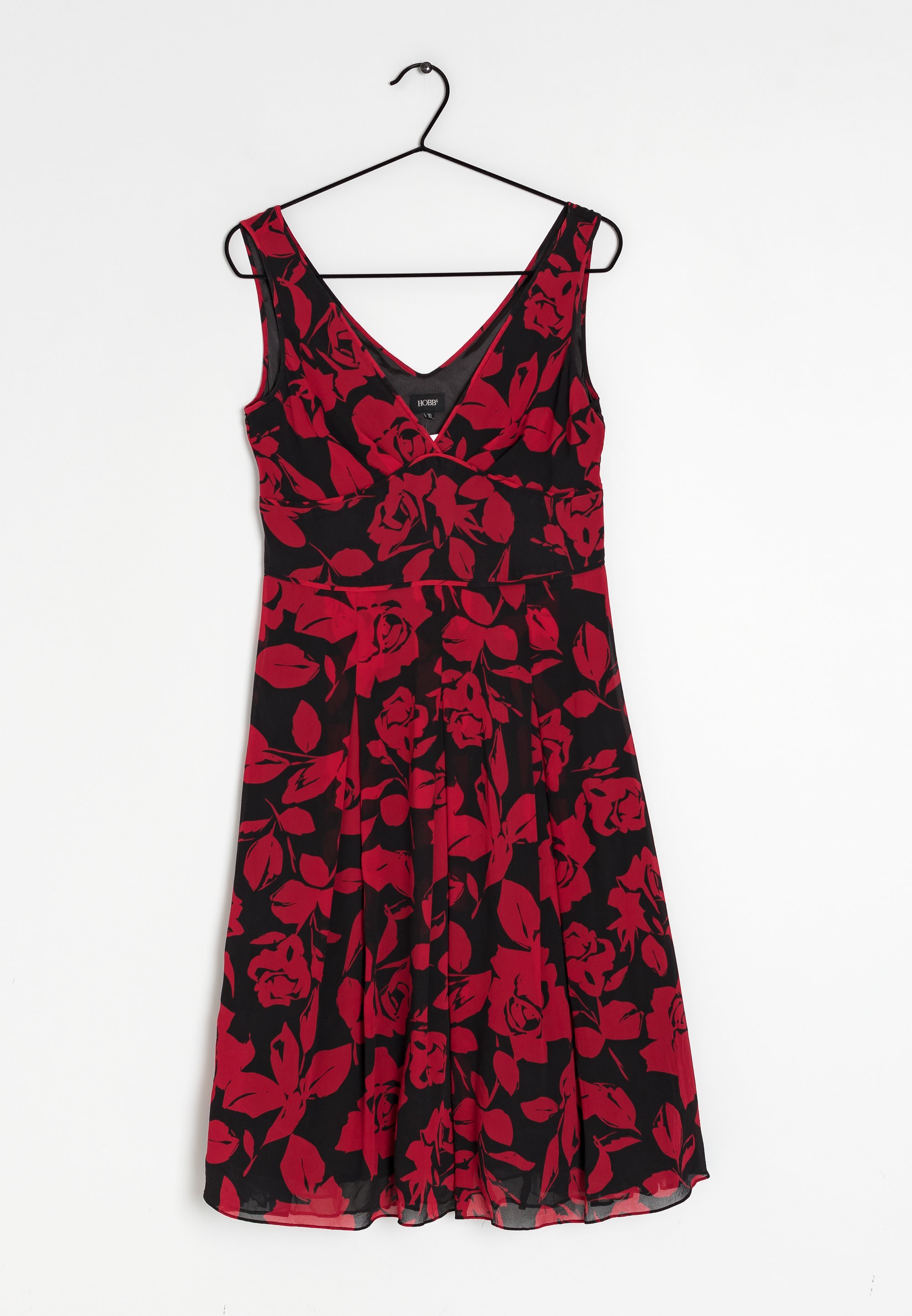 Wisp Ryenne Wisp Ceena Jersey Dress Kasper Women's Printed Cowl Neck Seamed  Flare Dress, Red,