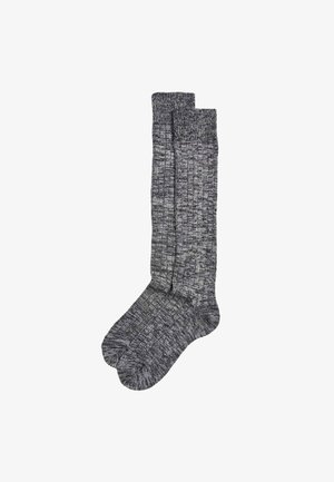 Marks & Spencer, 2PK THERMAL KNEE HIGH SOCKS. - Knæstrømper - charcoal mix