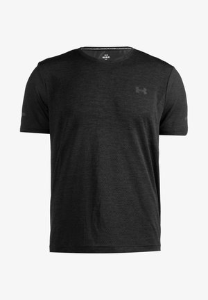 SEAMLESS STRIDE LAUF - Camiseta básica - black reflective