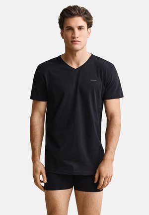 GANT, KURZARM 2-PACK - Hemd - schwarz