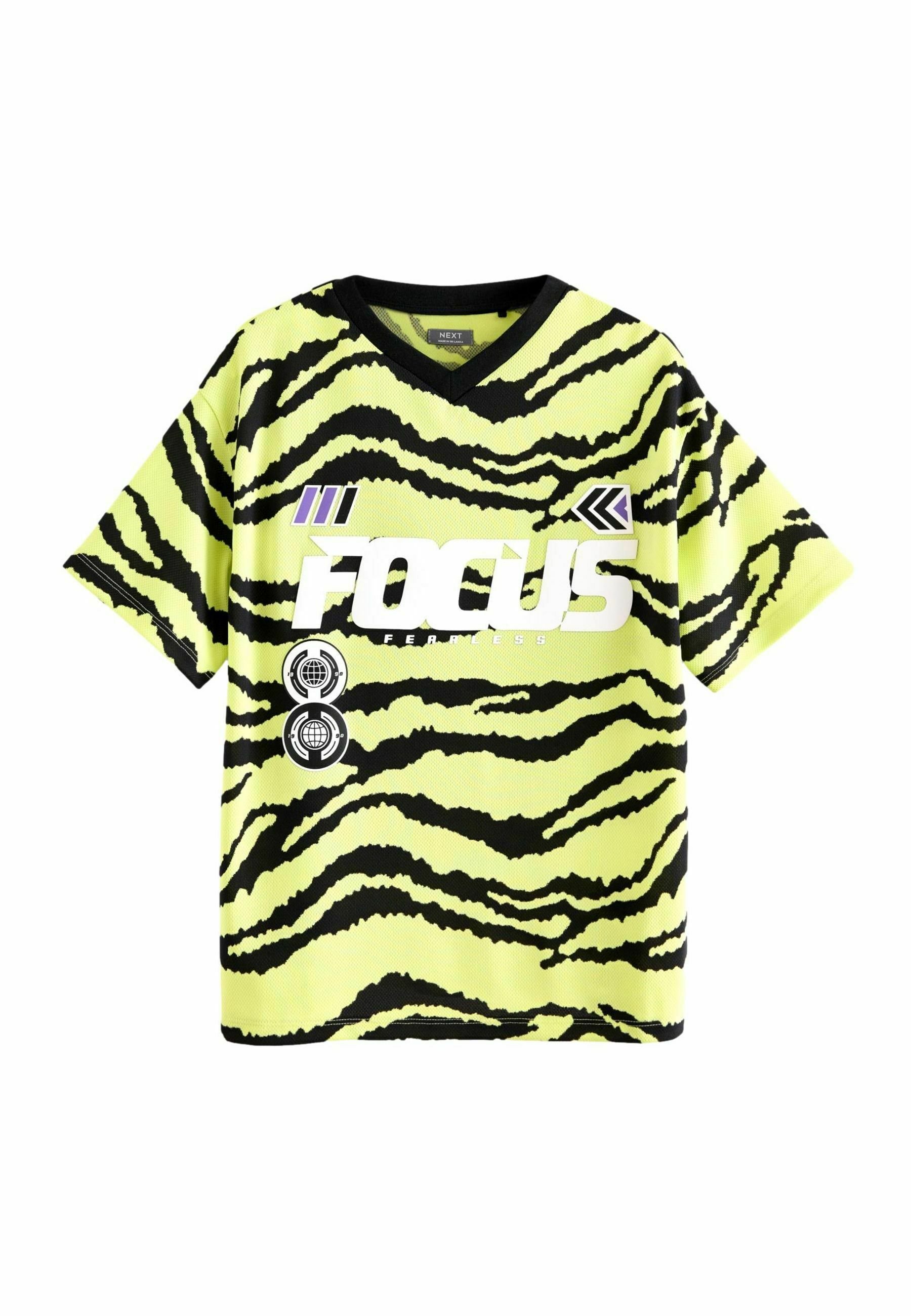 Graphic Tees Neon Green And Black Striped Shirt Green Striped T