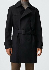 Mango Trench - black