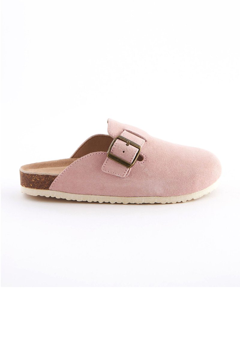 Next SUEDE SLIP-ON CLOGS - Mules - pink