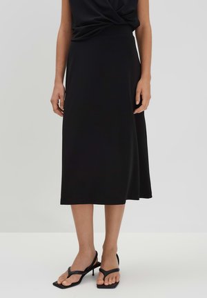 someday. MIDI A-LINIE - Jupe trapèze - black