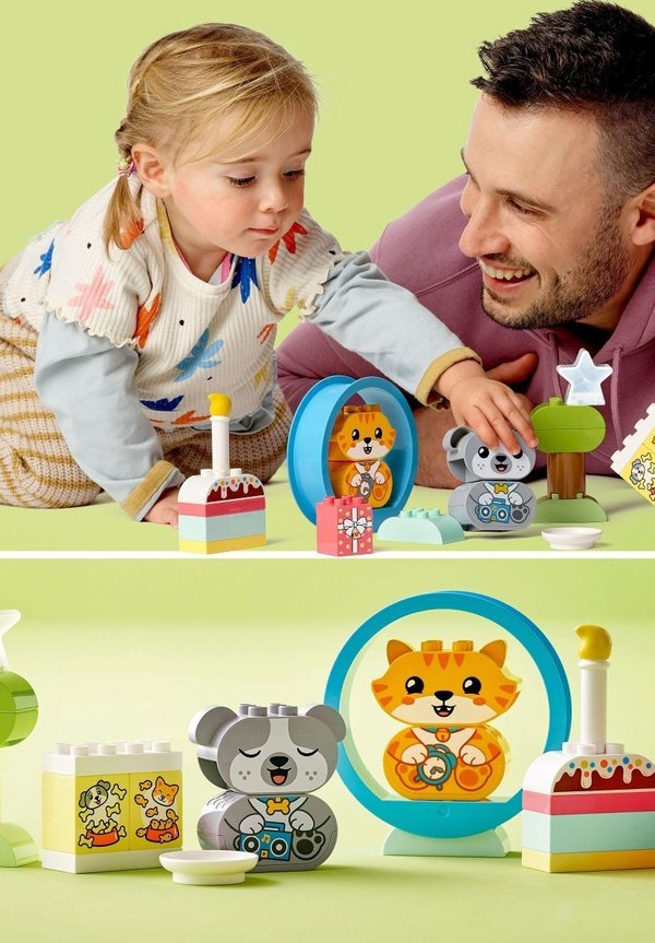 MEIN ERSTES HÜNDCHEN KÄTZCHEN – MIT TON – Baukästen & Konstruktionsspielzeug – mehrfarben