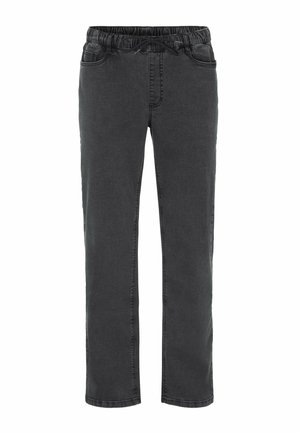 STRETCHY JOGGER  - Jeans Straight Leg - dark grey denim