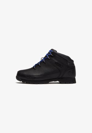 Timberland, EURO SPRINT - Členkové šnurovacie čižmy - black full grain