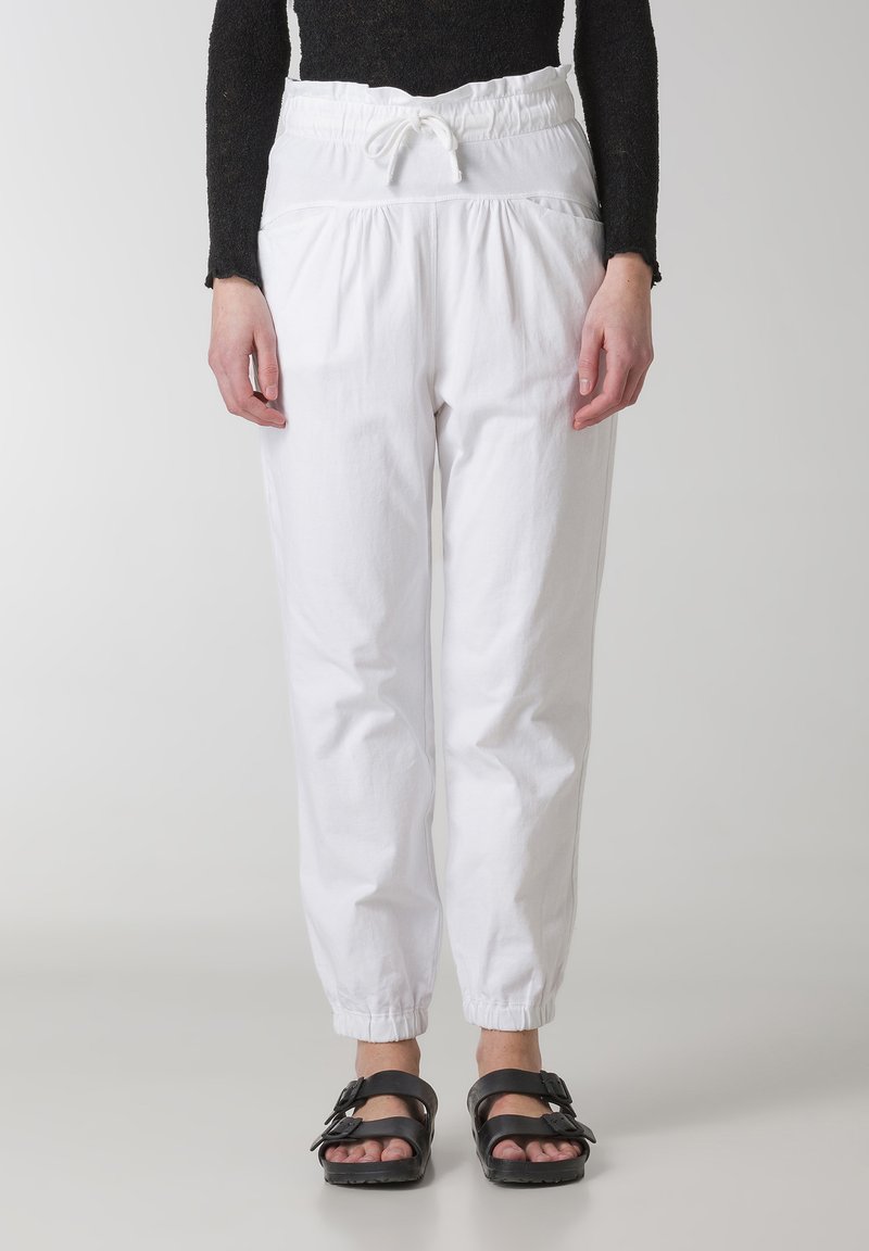 Tracksuit Drawstring Deha DRAWSTRING - Tracksuit bottoms - bianco/white - Zalando
