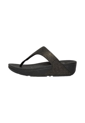 SPARKLE - Sandales tongs - all black