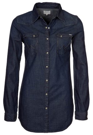 Overhemdblouse - dark-blue denim