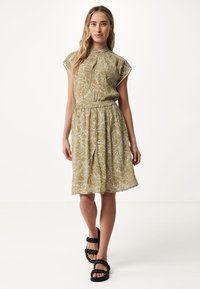 Mexx RUFFLE NECK - Blůza - spicy green
