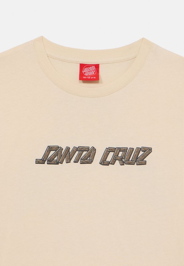 YOUTH SCREAMING GRIZZLY UNISEX - Print T-shirt - chalk3