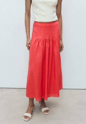 Maxi skirt - red