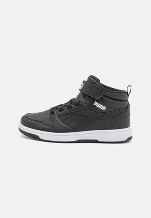 REBOUND MID UNISEX - High-top trainers - shadow gray/black/white