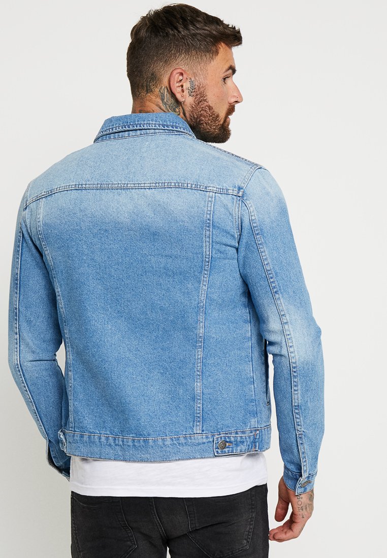 Spijkerjas bleached denim Spijkerjas bleached denim