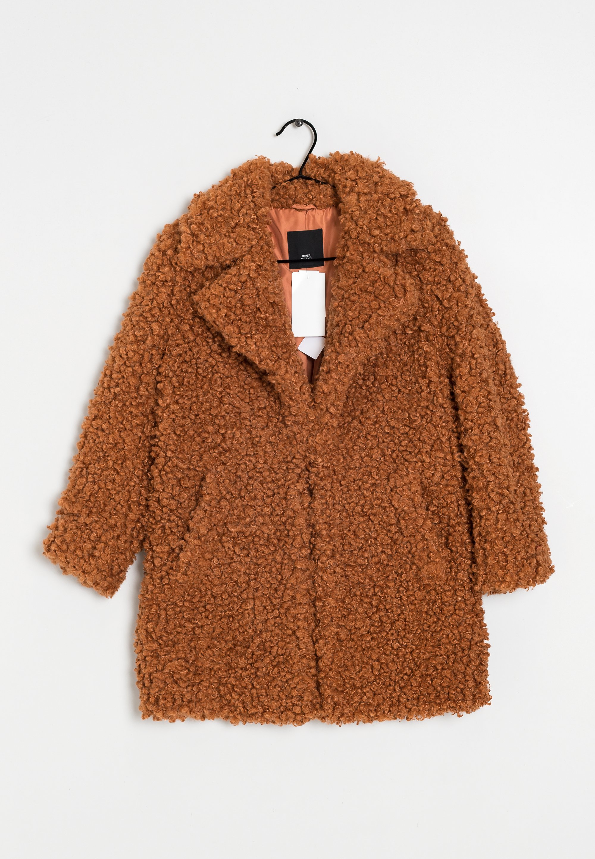 River Island Petite Winter coat brown (Pre-owned) Zalando