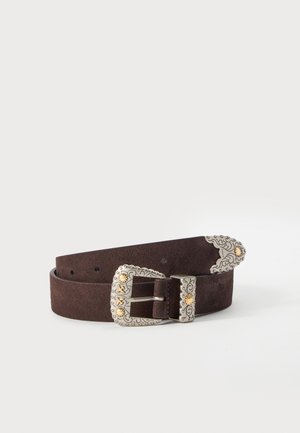Pinko, TRITTICO - Ceinture - brown/silver-coloured