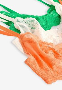 Next 3 PACK  - Podprsenka s kosticemi - green orange cream