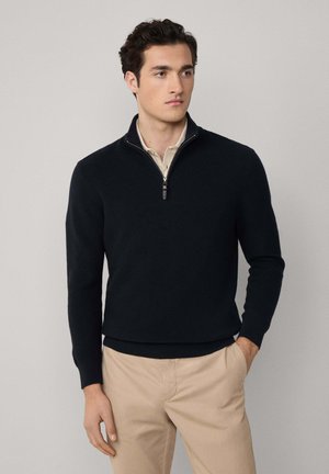 Striktrøje - midnight blue