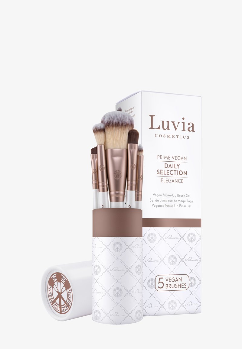 Luvia Cosmetics - DAILY SELECTION - Kit pennelli - pearl white/coffee brown, Ingrandire