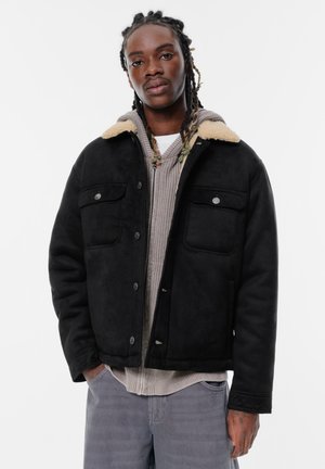 DOUBLE-FACED TRUCKER - Vinterjacka - black