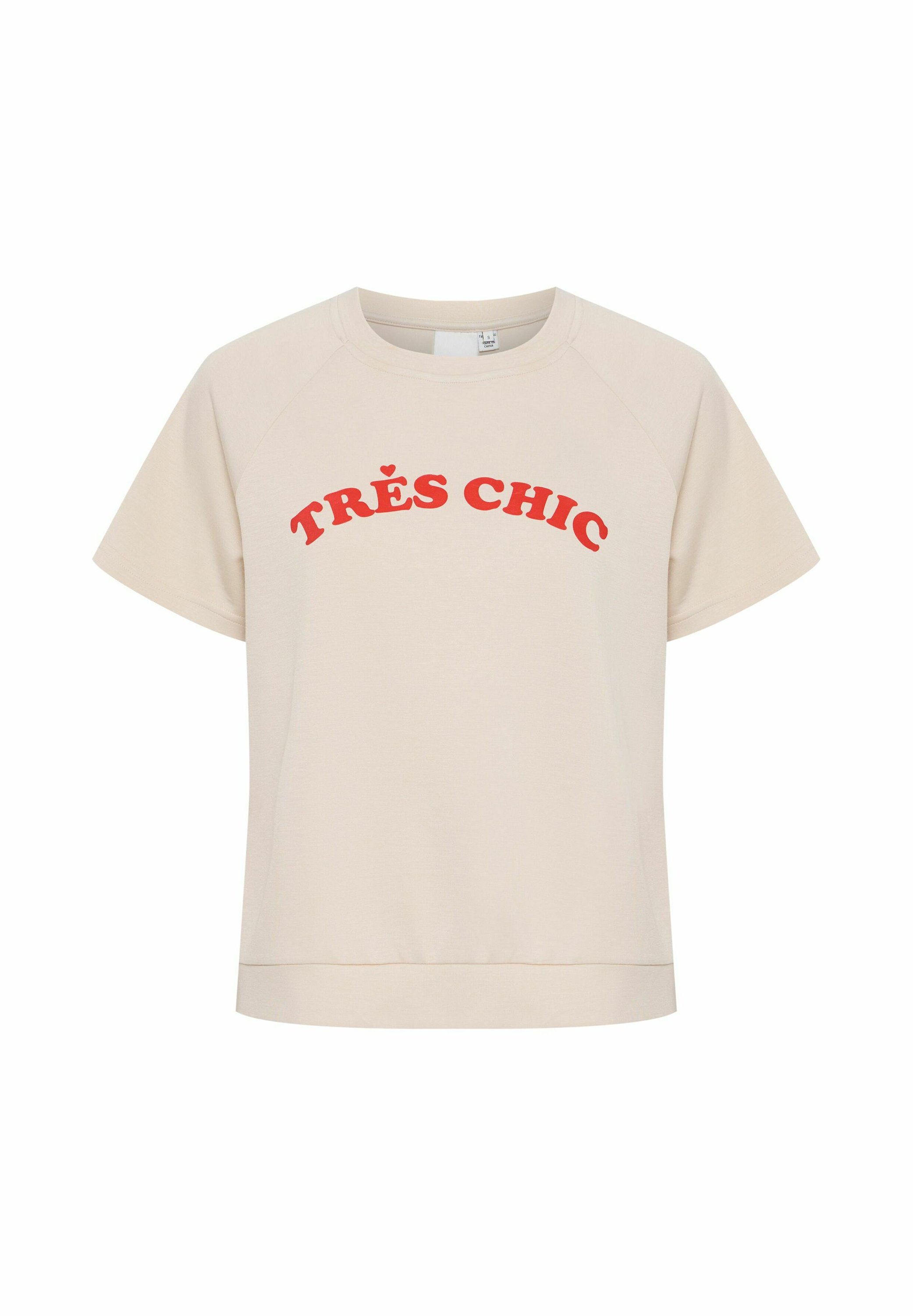 売れ筋商品|||イチ Tシャツ レディース トップス IXSVALA - Print T-shirt - almond milk イチ レディース Tシャツ トップス IXSVALA - Print T-shirt