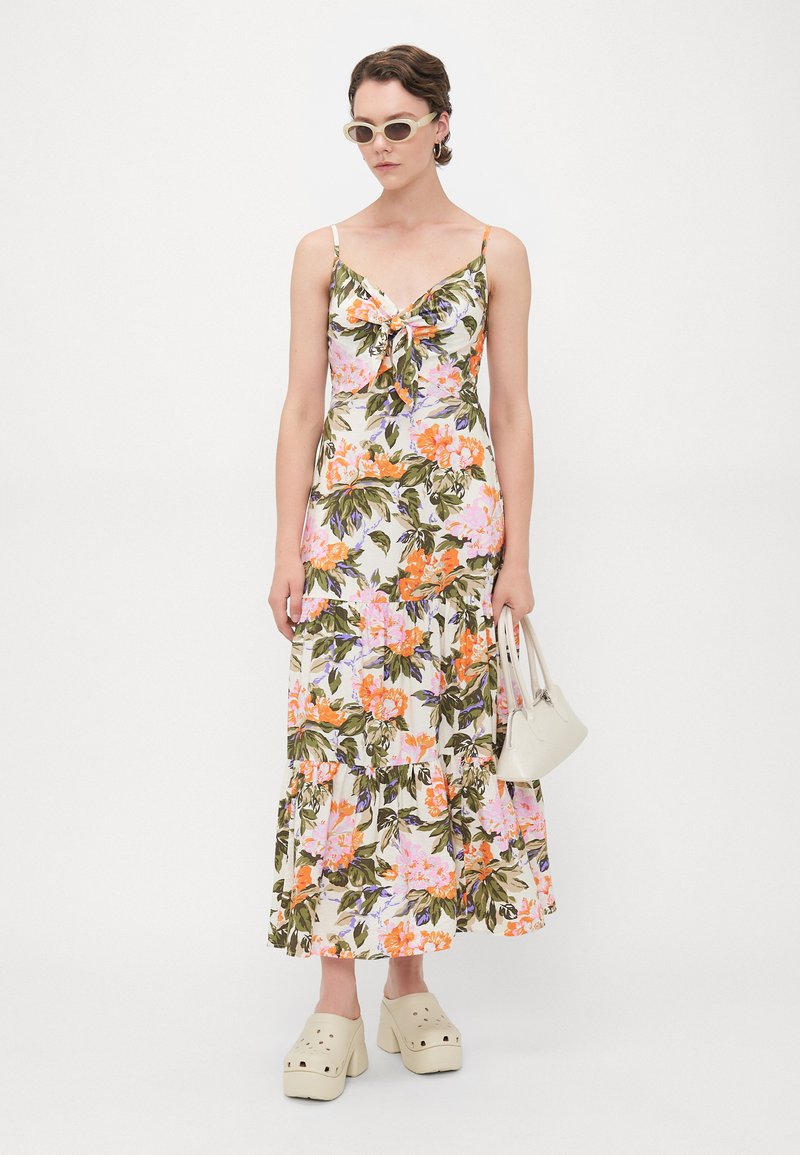 gap neon dress GAP LOGO - Jersey dress - neon pink rose/pink