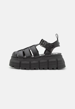 AVA FISHER - Sandali con plateau - black