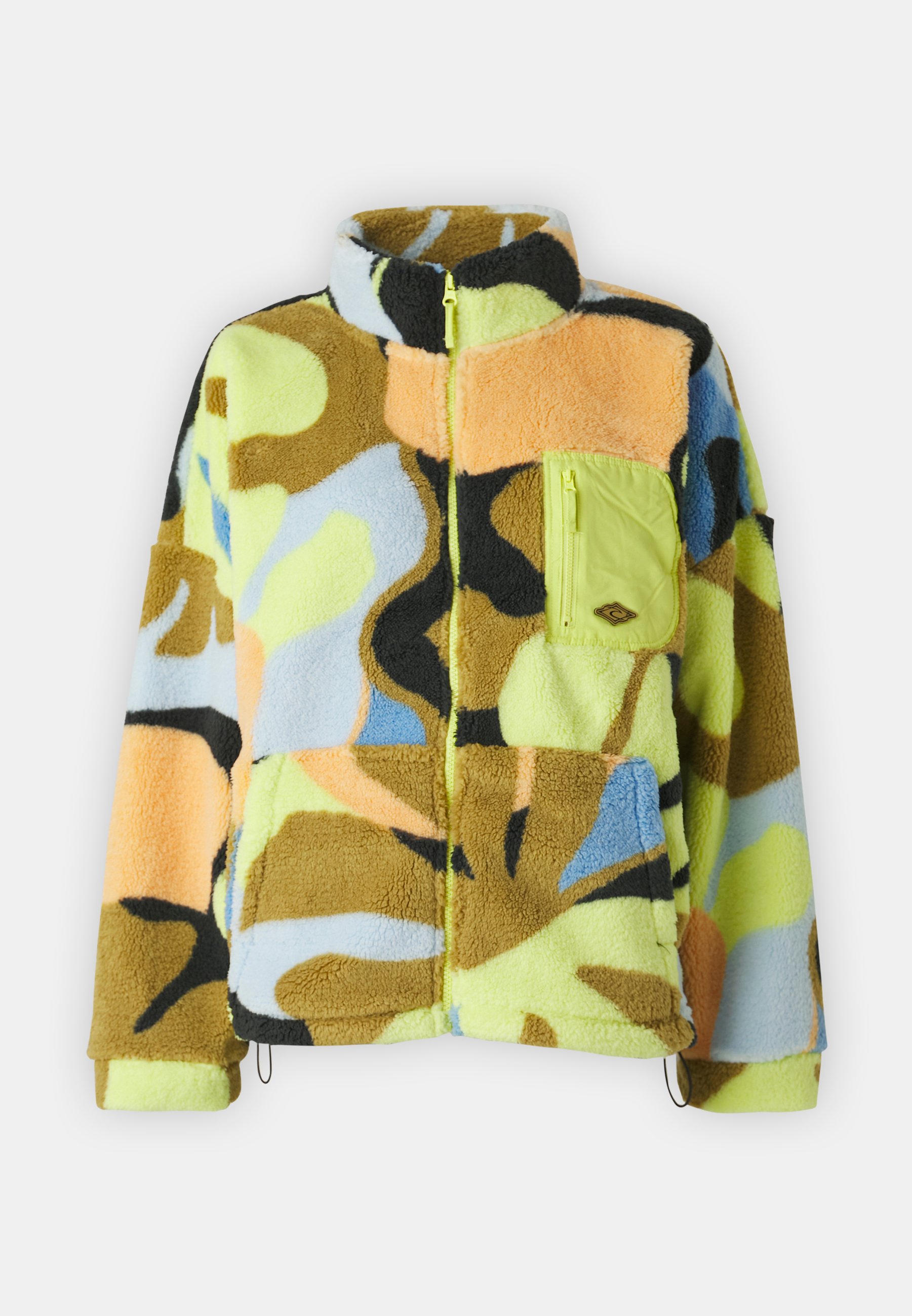 Veste Polaire Rayée Colorée Longboard - Taille 12 J, Modèle ST519, Occasion Très Bon état