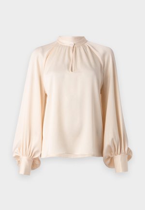 Filippa K STAND COLLAR  - Bluse - cream