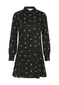 ESILYA - Skjortekjole - black bouquet print
