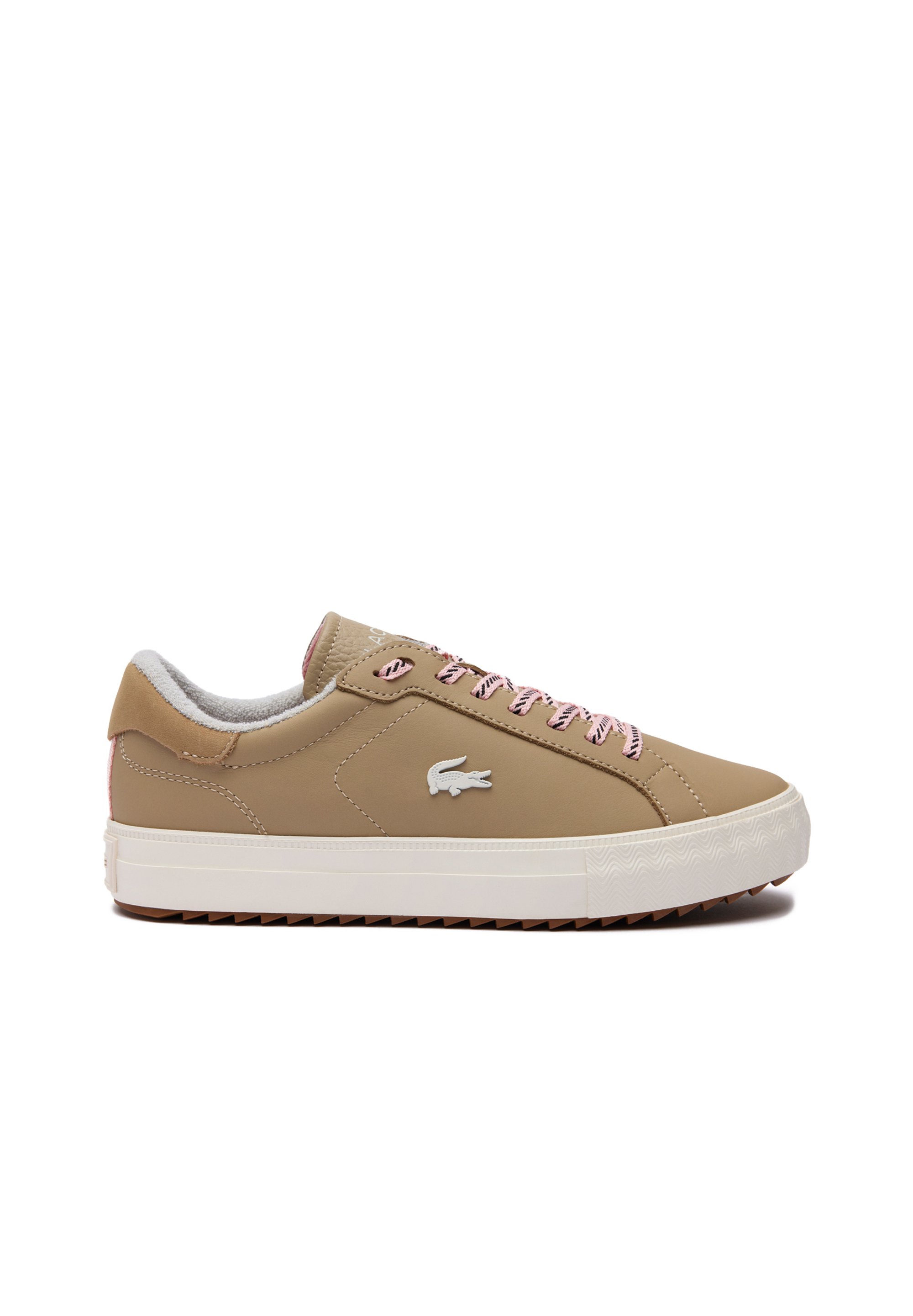 Lacoste Baskets basses marron beige bw/marron