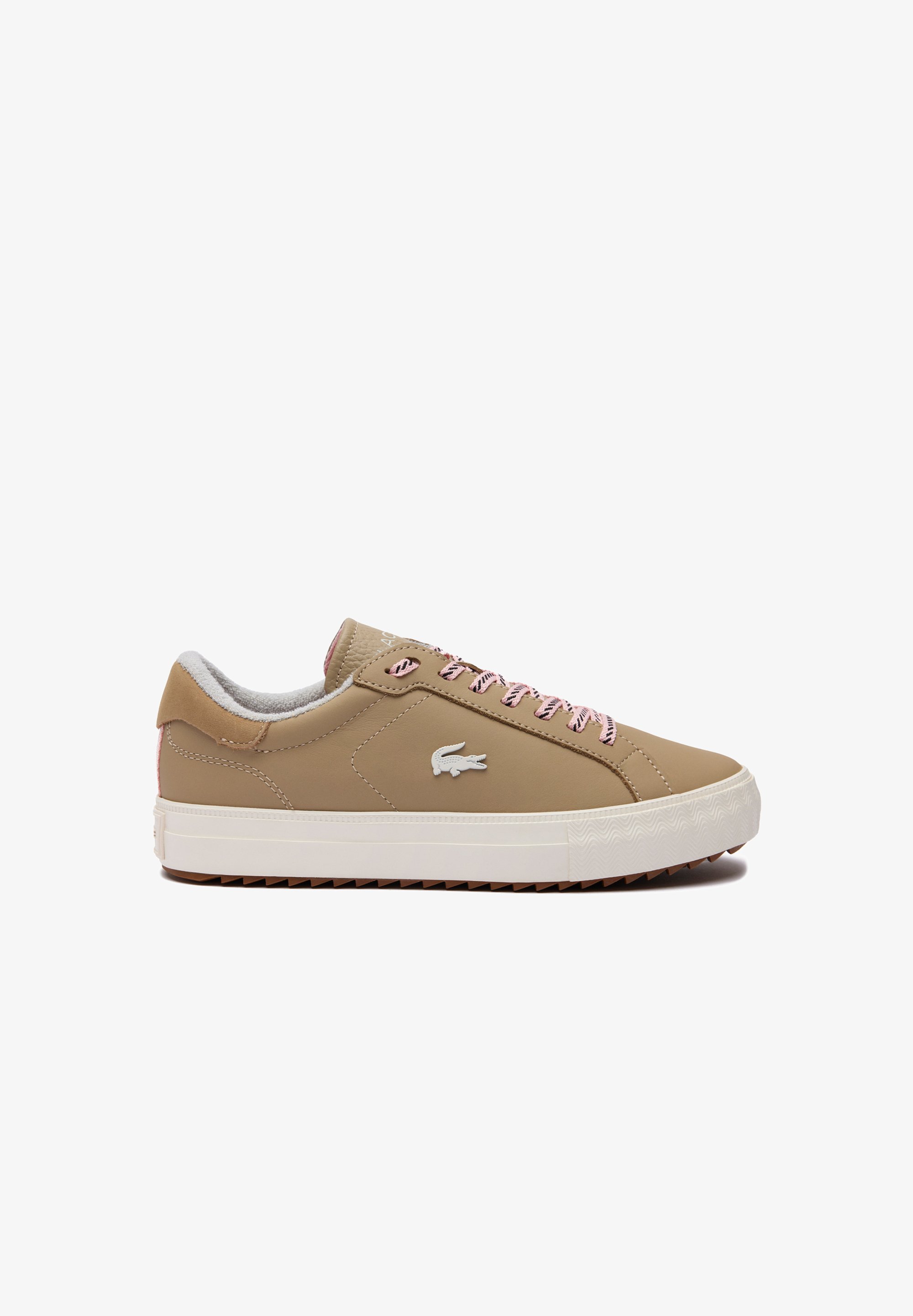 Lacoste Baskets basses marron beige bw/marron
