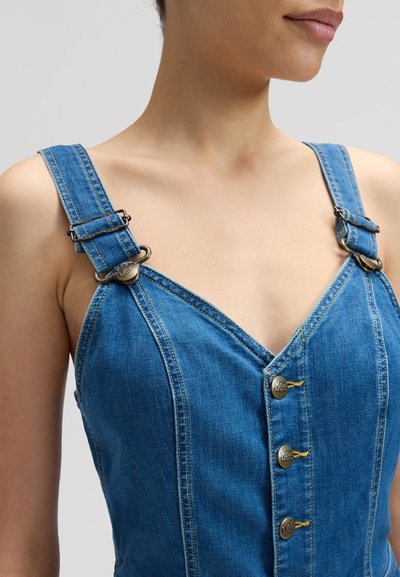 Lee BACKLESS - Jumpsuit - take a dive/blauw denim/bluedenim