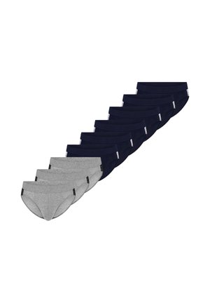 9 PACK - Slip - blau/grau