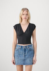 ONLY ONLHILLERY - T-shirt estampada - black