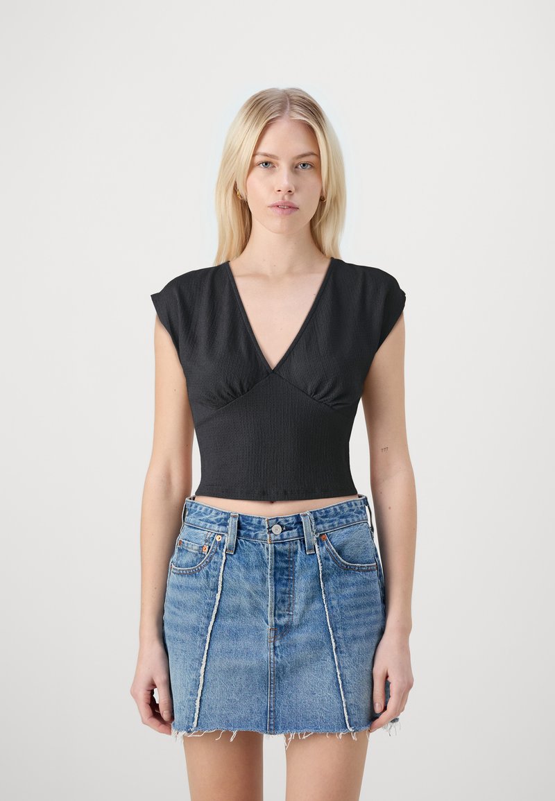 ONLY ONLHILLERY - T-shirt estampada - black