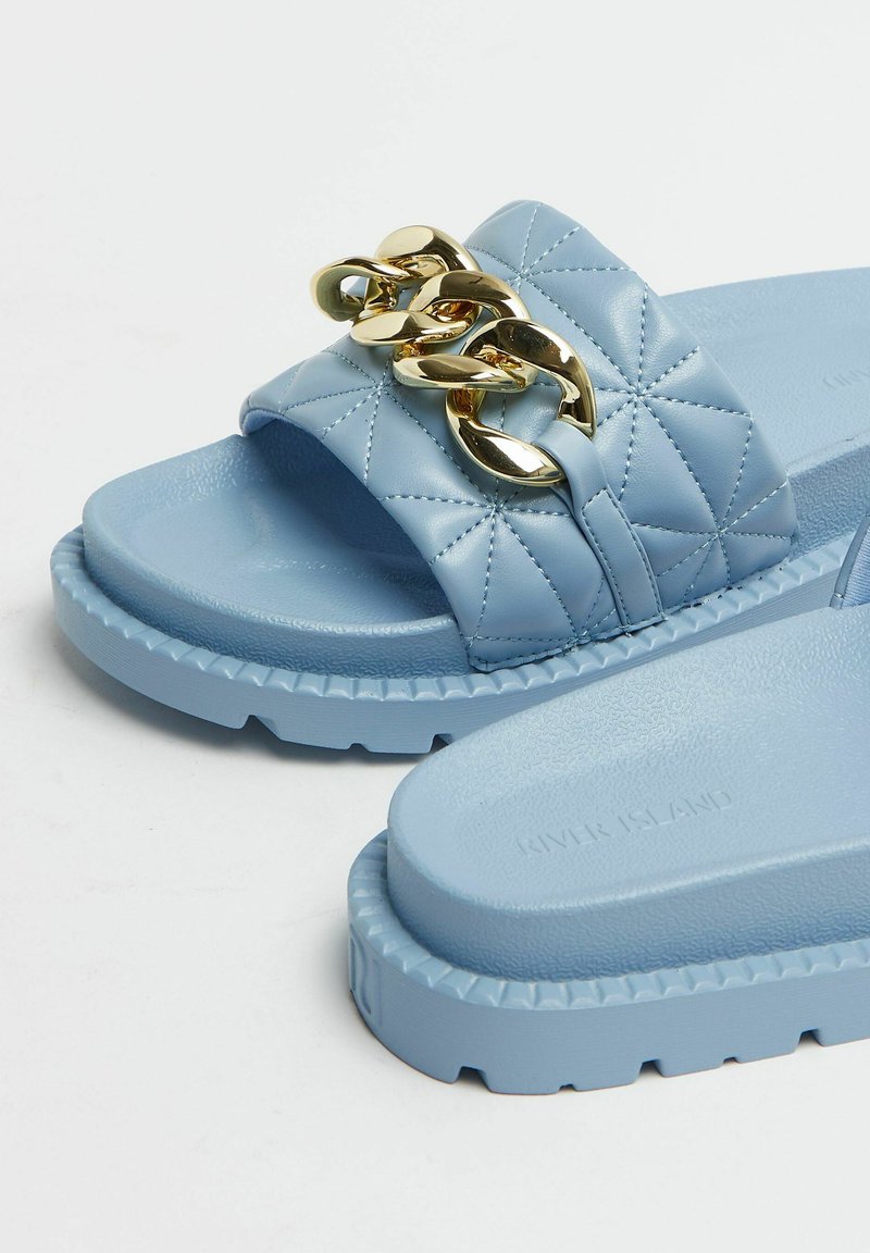 Damen Zehentrenner | River Island Badesandale blue/blau - IU10709 Damen Zehentrenner | River Island Badesandale blue/blau - IU10709