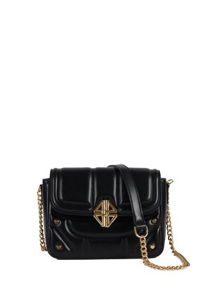 4US - BORSA A TRACOLLA IN ECOPELLE PER DONNA - Sac bandoulière - black