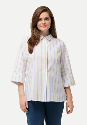 STRIPED TEXTURED 3/4 SLEEVE  - Overhemdblouse - snow white