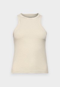 CUTAWAY FRONT TANK STRIPE - Top - brown