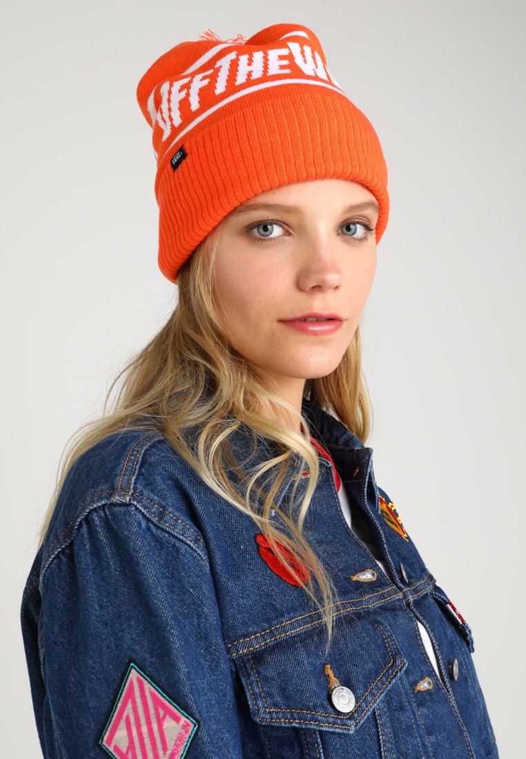 vans off the wall pom beanie
