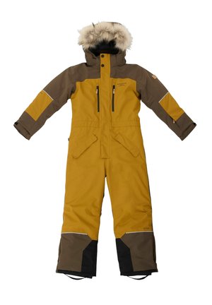HAFJELL  - Skioverall / Skidragter - golden yellow walnut brown