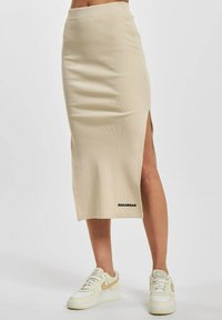 Rocawear MIDI - Ceruzaszoknya - beige