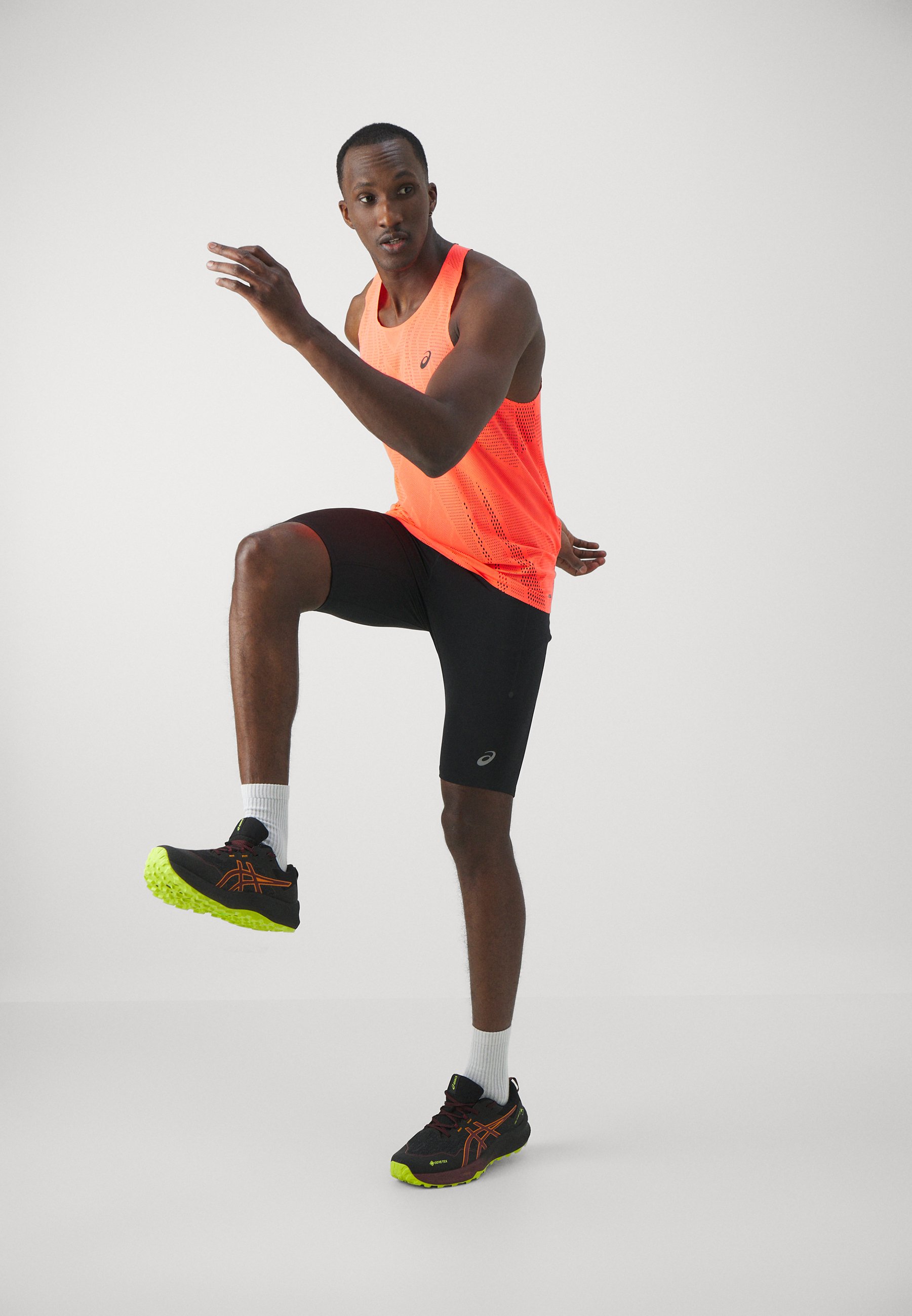 ASICS ROAD SPRINTER - Leggings - performance black/black - Zalando