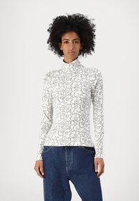 Marimekko EMALI PIIRTO UNIKKO  TURTLE NECK - Langarmshirt - white
