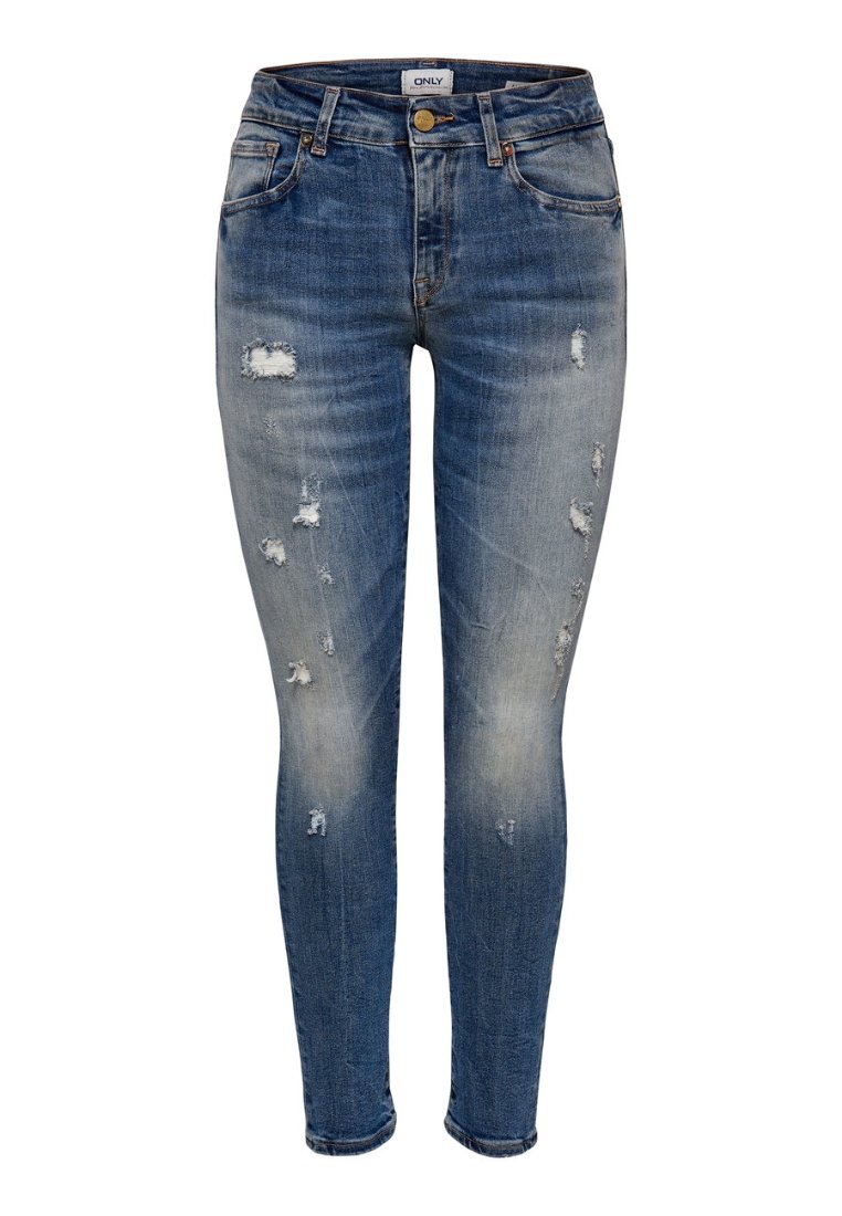 ONLY ALBA - Jeans Skinny Fit - medium blue denim/stone blue denim -  Zalando.de